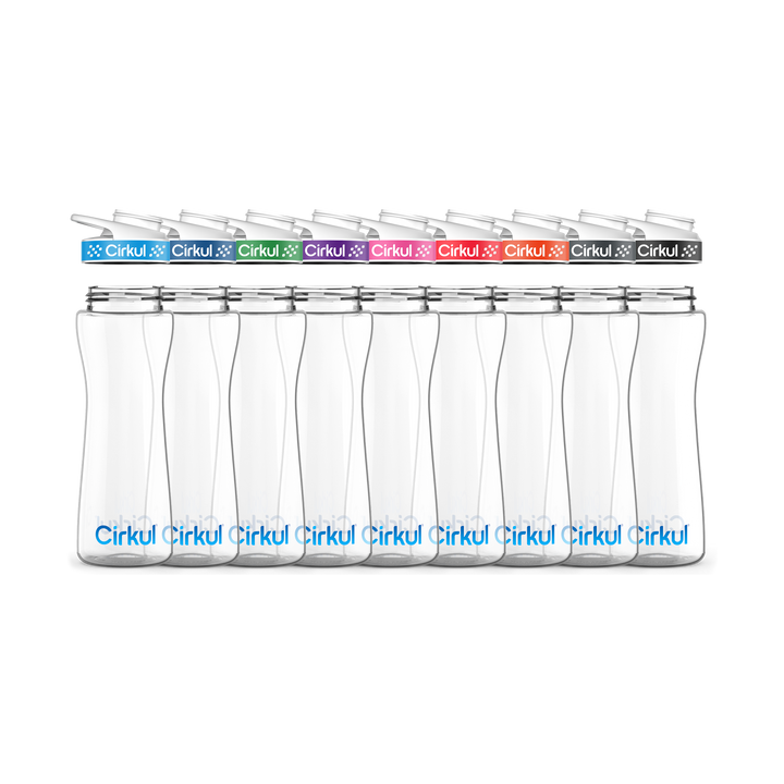 22oz. Plastic Bottle & Comfort Grip Lid V4